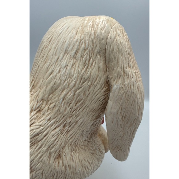 Scioto 1986 Signed Ceramic Lop Ear Bunny Rabbit Planter Spring Country - Vintage - Picture 16 of 16